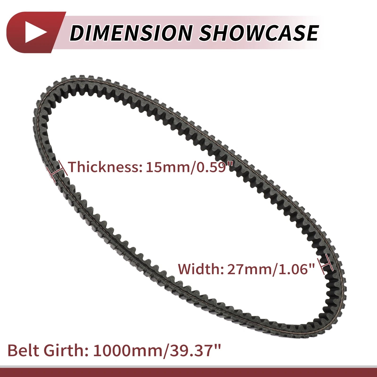 Drive Belt V-Belt No. 2760105H00000 for Suzuki Burgman 400 (2007–2020)