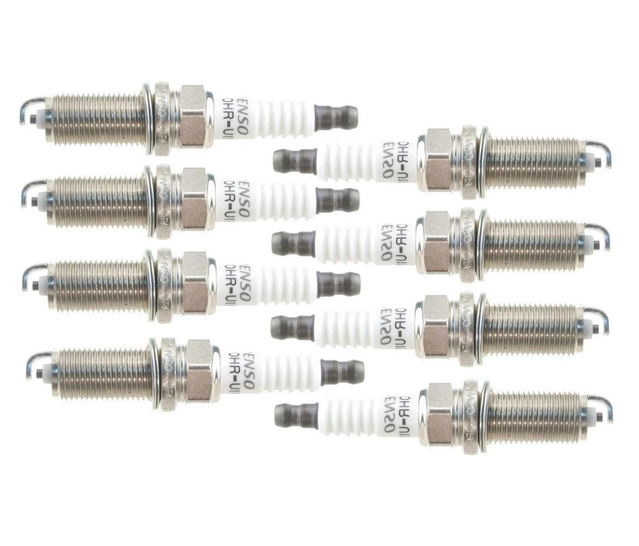 Set of 8 U-Groove Spark Plugs Gap 0.044 for V8 L4