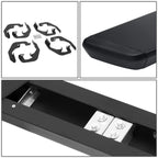 Set of 2 Step Bars for Silverado Sierra Crew Cab (2007–2019) 5" Black Coated
