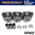 STD D722 Rebuild Kit Full Gasket Piston Ring Bearing Set for Kubota (67MM)