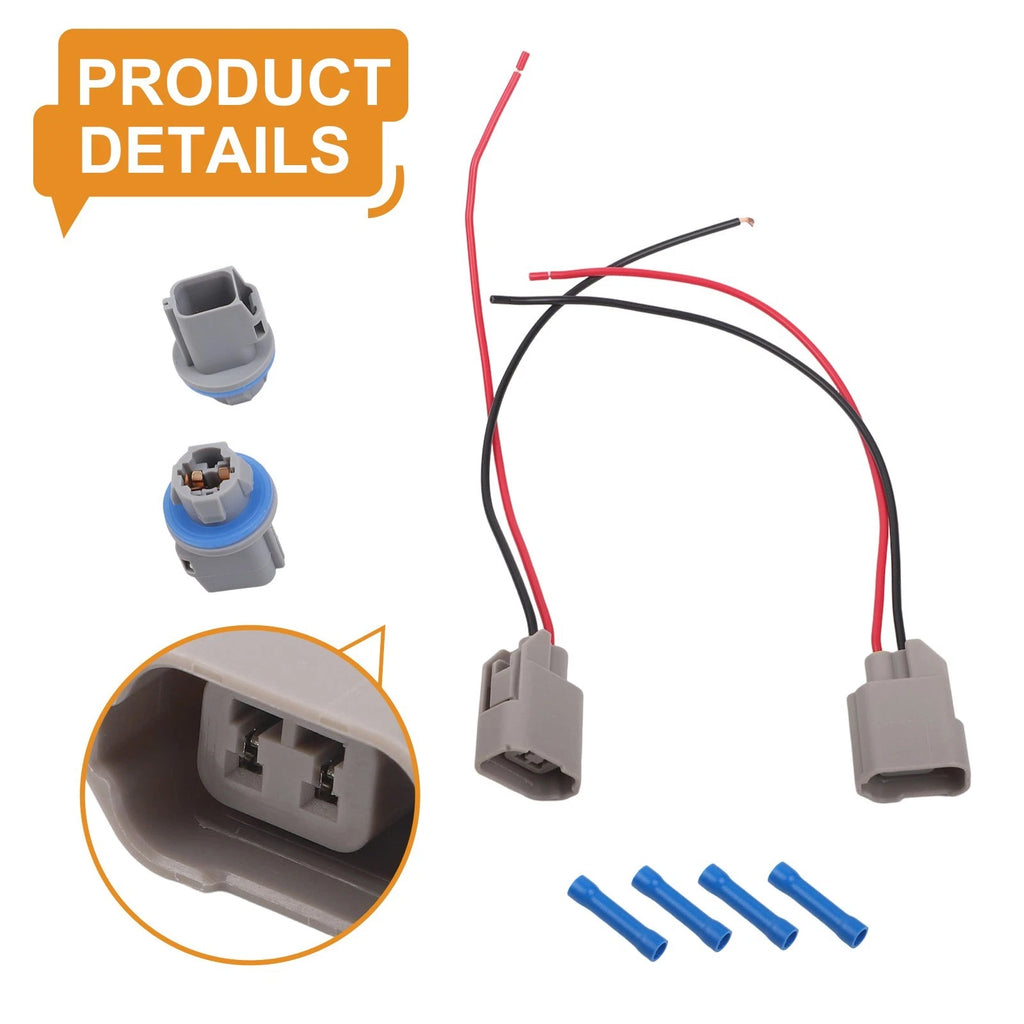 Rear License Plate Light Socket with Wiring for Ford (F81Z13411AA)