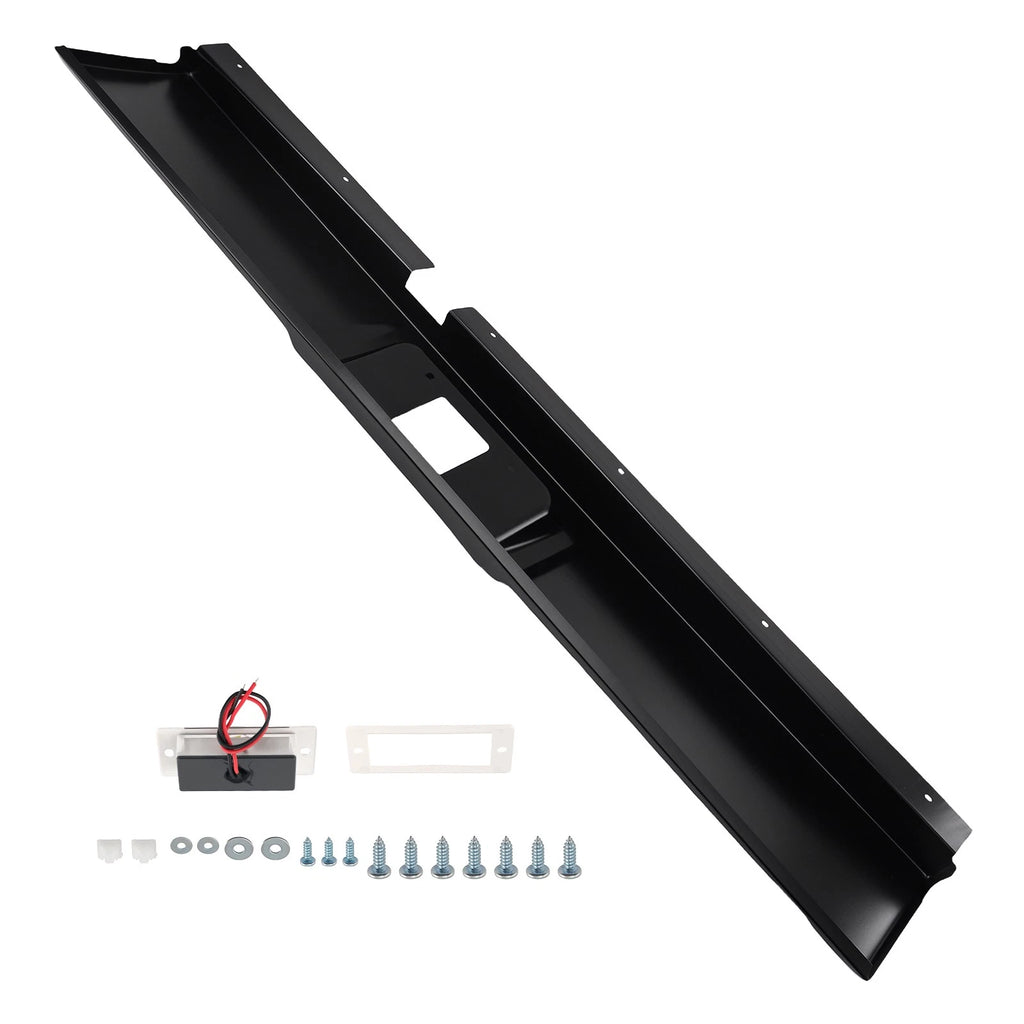 Black Steel Rear Roll Pan for Ram 1500 (2002–2008)