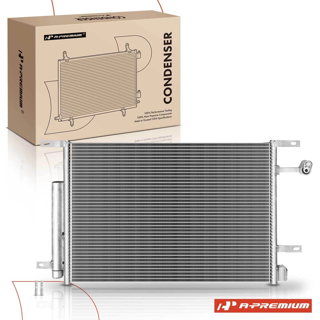 AC condenser with receiver drier & bracket for Ford Mustang (2010–2014)
