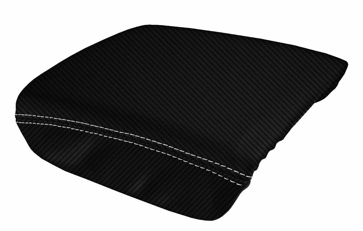 Console Lid Armrest Cover for Honda Ridgeline (2006–2014) Carbon Fiber