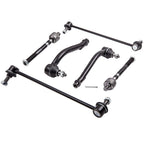 Set of 8 Front Lower Control Arms & Tie Rods for Hyundai Santa Fe (2007–2012)