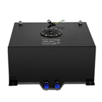 15.5 Gallon Lightweight Black Coat Aluminum Racing Fuel Cell Tank for Universal