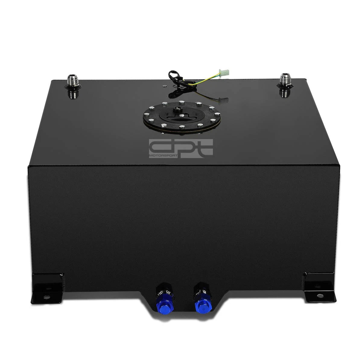 15.5 Gallon Lightweight Black Coat Aluminum Racing Fuel Cell Tank for Universal