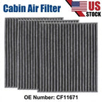 3X CF11671 Cabin Air Filter for Ram 1500 2500 3500 (2016–2021)
