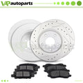 Brake Pads and Rotors Set for Chrysler 200, Dodge Avenger (2011–2014) Drilled