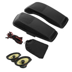 Matte Hard Saddlebags Lid with Speakers for Harley Touring Glide (2014–Present)