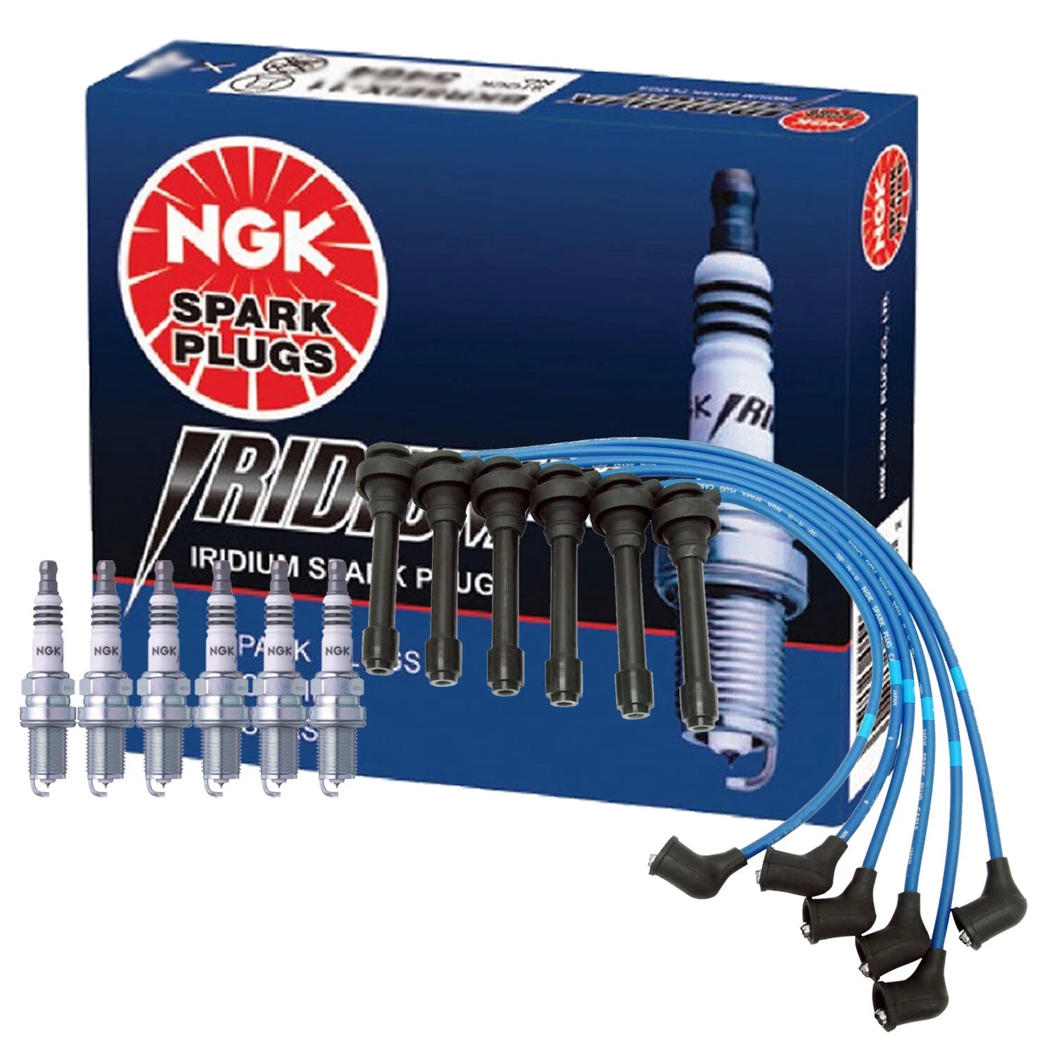 Set of 6 NGK Iridium IX Spark Plugs for Mitsubishi Dodge Chrysler 2.5