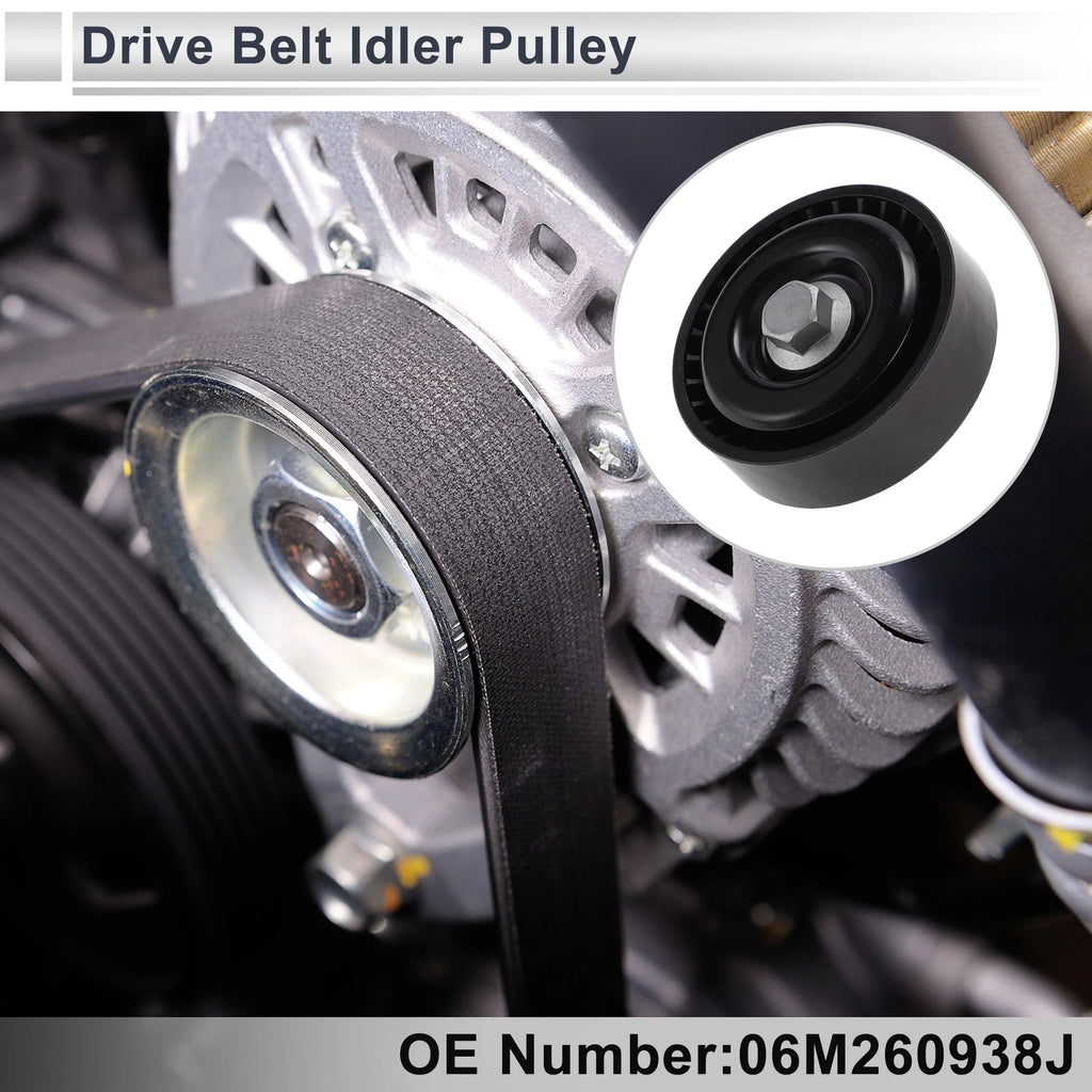 Drive Belt Idler Pulley for Audi A4 (2016–2025) No. 06M260938J Plastic