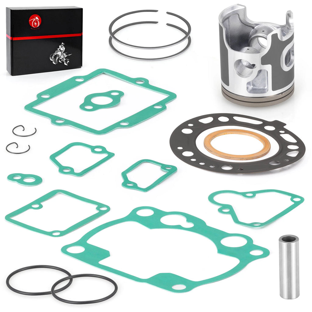 Top End Rebuild Kit STD 66.4mm Piston + Ring + Gasket for Kawasaki KX250 (1993–2003)