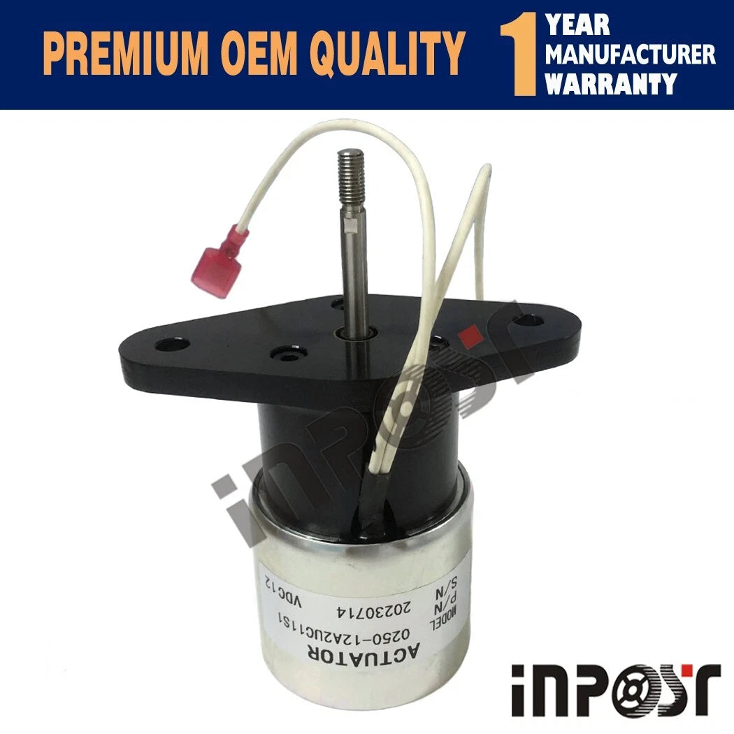 12V Shutoff Stop Solenoid Valve for Woodward (0250-12A2UC11S1, 025012A2UC11S1)