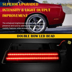 LED Rear Side Light Marker for Dodge Charger/Challenger (2011–2014) Smoked Red