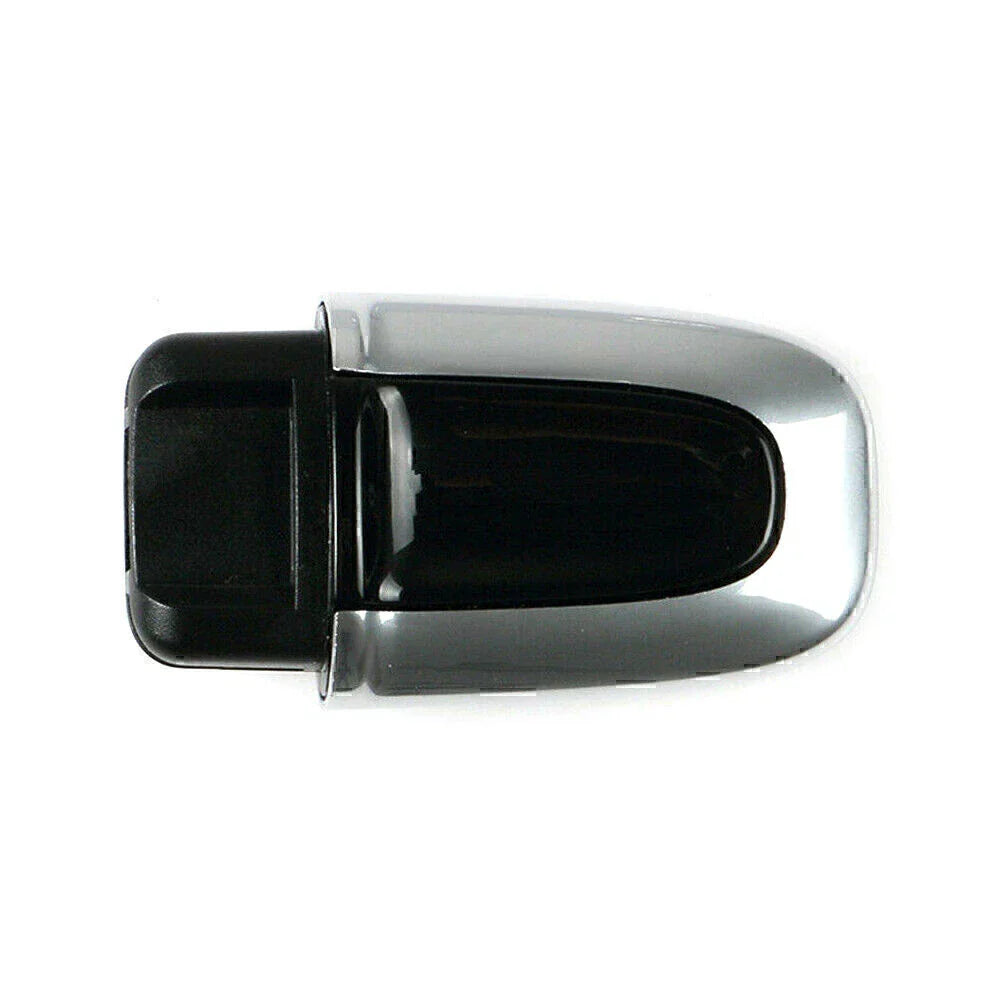Silver ABS One Button Start Key Cover Case for Macan (2015-2023)