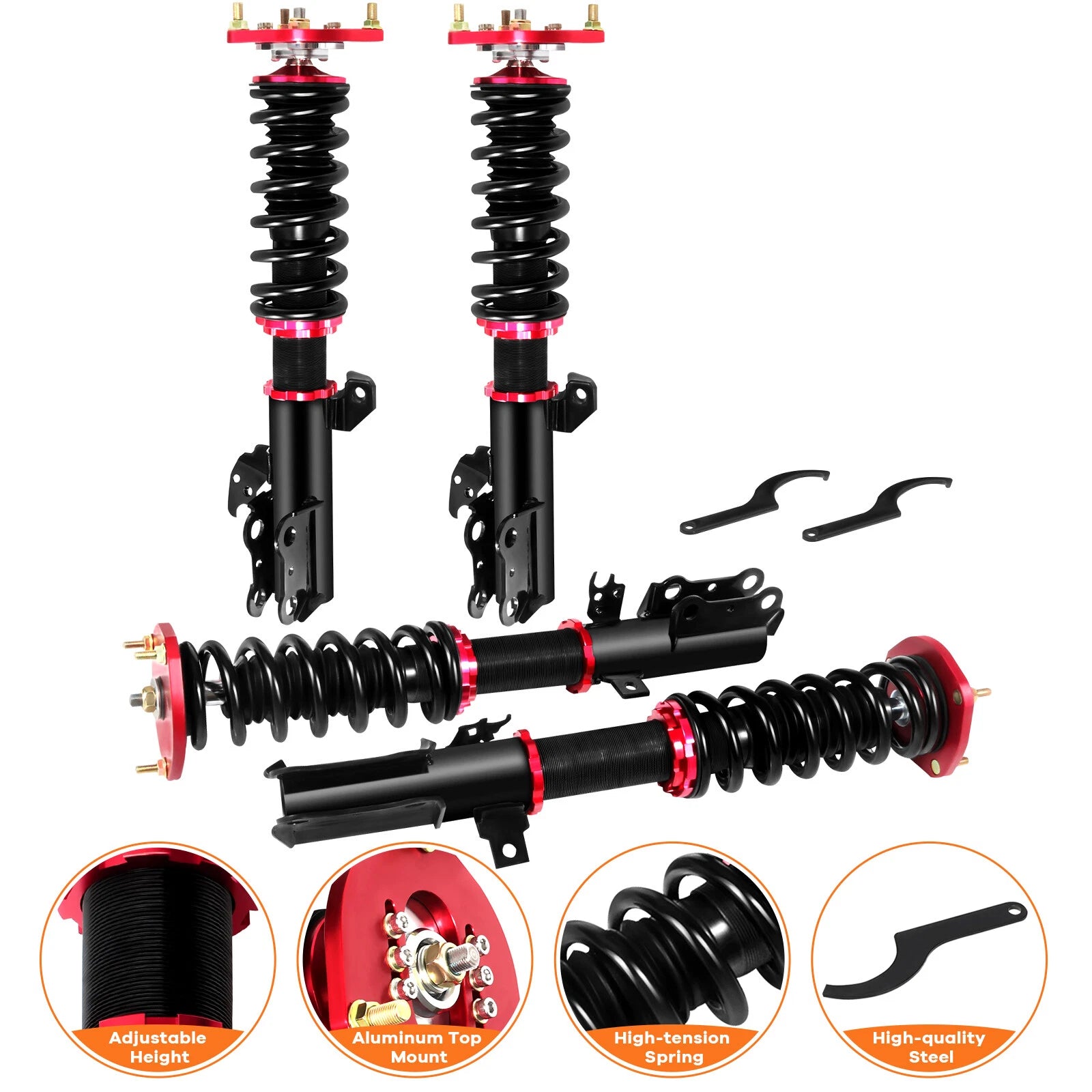 Coilovers for Toyota Camry (2007–2011) Adjustable Height Shocks Absorber
