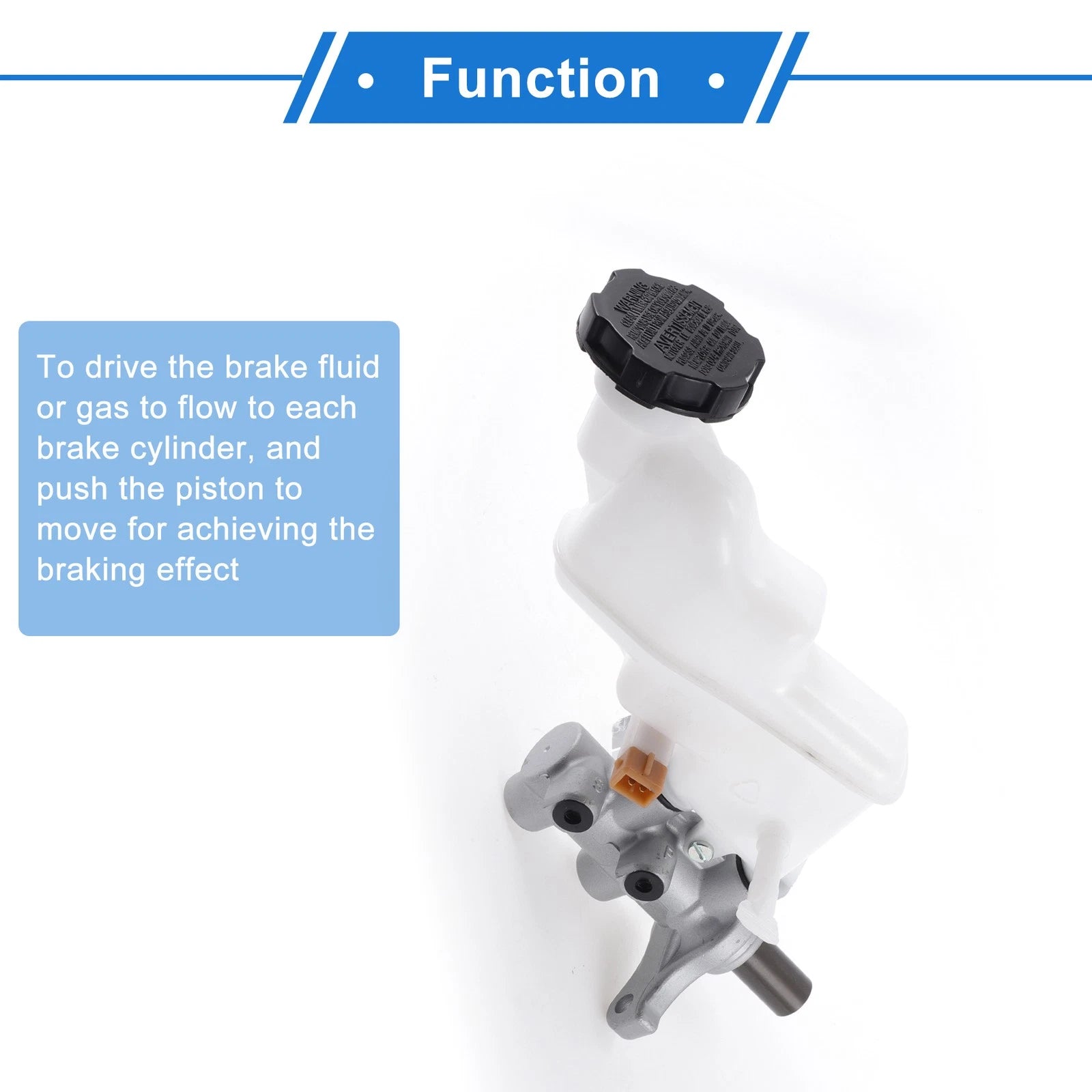 Brake Master Cylinder with Reservoir No. 585101R100 for Kia Rio (2011–2017)