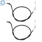 2 Throttle Cables for Honda CB1000C CB1000R CB650 CB650C CB750 CB750A (1983–1986)