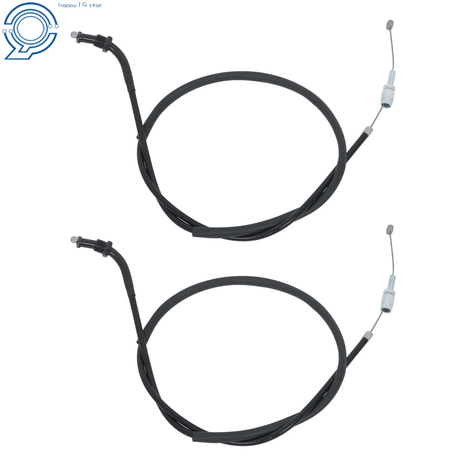 2 Throttle Cables for Honda CB1000C CB1000R CB650 CB650C CB750 CB750A (1983–1986)