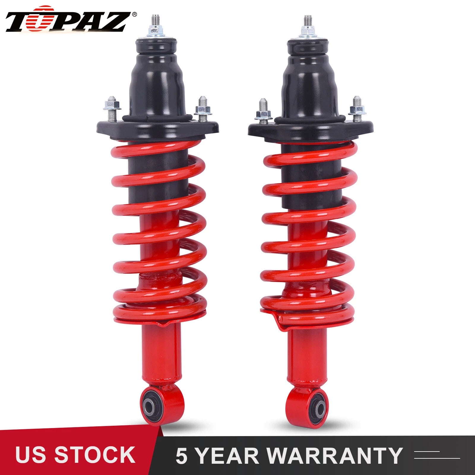 Complete Rear Shock Struts w/Coil Spring for Honda Civic (2001-2005)