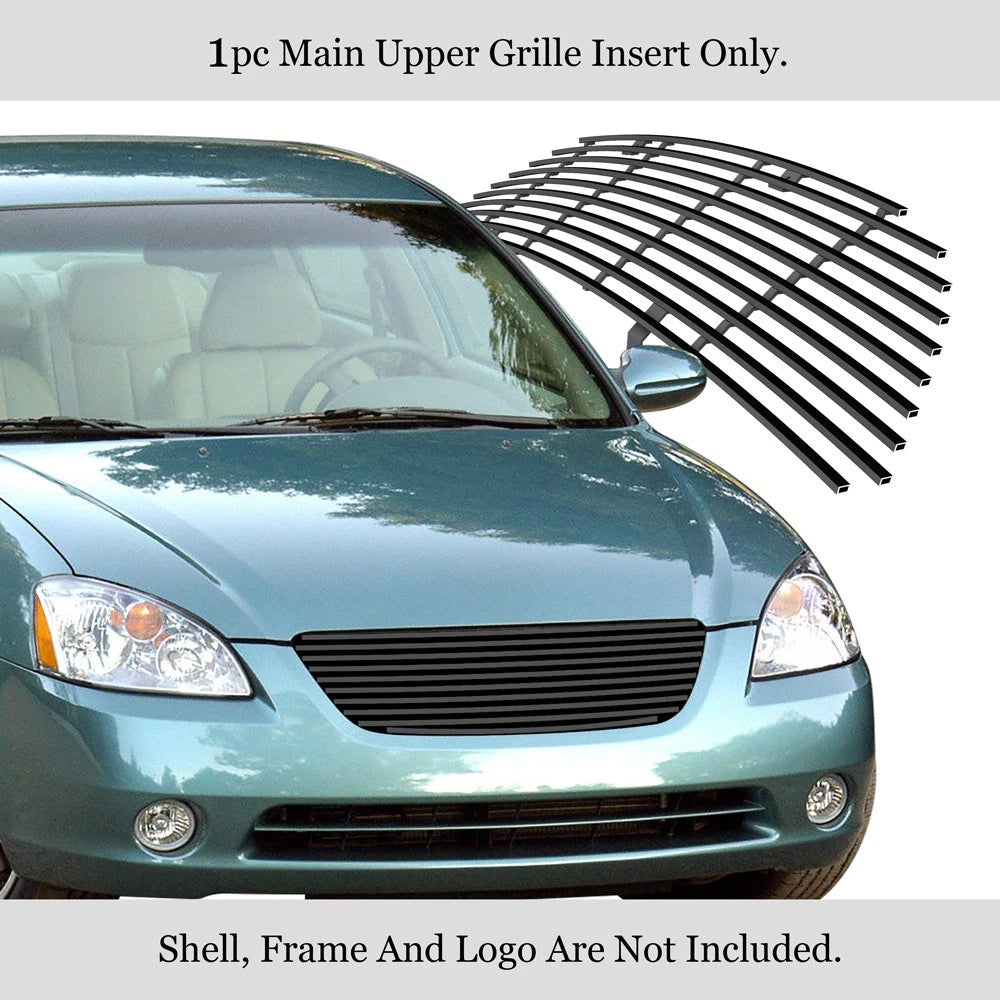 Stainless Black Grille for Nissan Altima (2002-2004)
