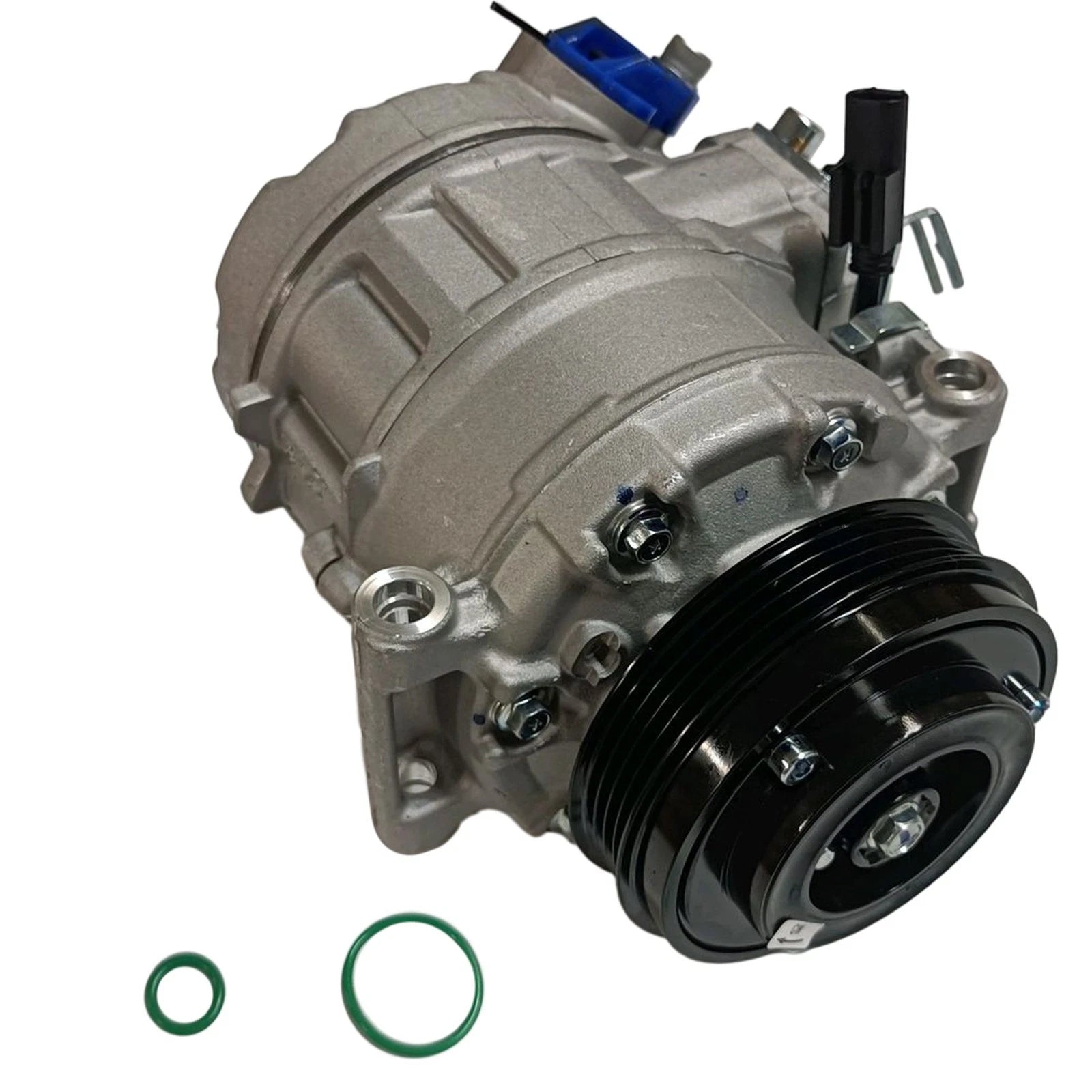 AC Compressor w/4-Groove Pulley for BMW 335d 525i 528i 530i 540i (2003–2011) 6917859