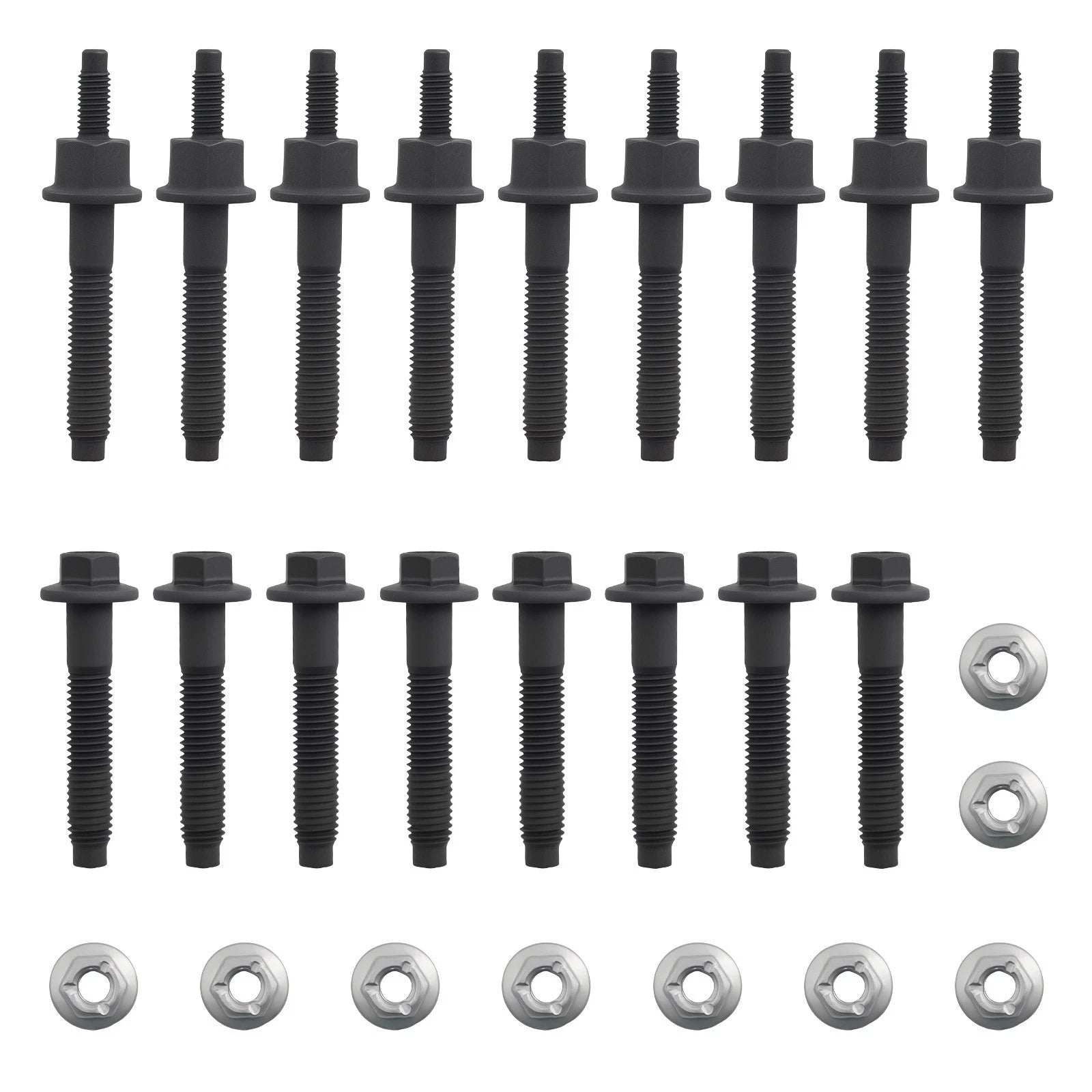 Exhaust Manifold Stud Bolt Nut Kit for Dodge Charger 5.7L V8 (2003–2008)