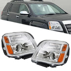 Set of 2 Halogen Headlights for GMC Terrain (2010â2015) Chrome Clear