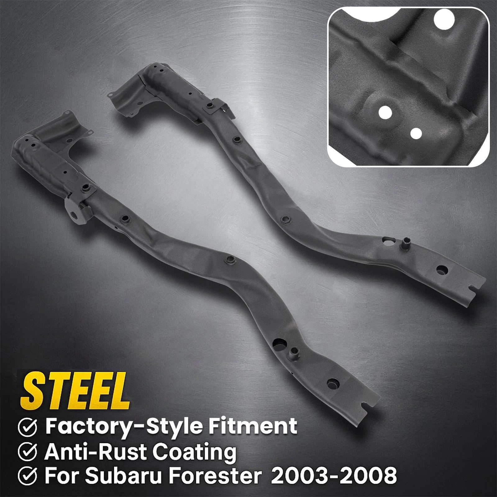 Right & Left Front Frame Crossmember for Subaru Forester (2003–2008) #50515SA010