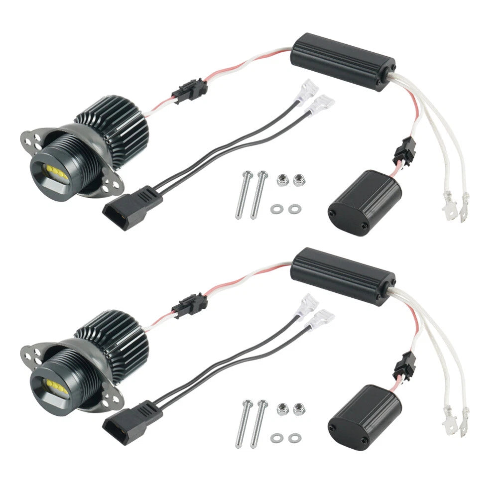 H10W LED Angel Eyes Halo Ring Marker Light Bulb for BMW 328i 325i 330i (2008–2011)