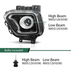 Halogen Projector Headlight Left Side for Kia Soul (2020–2022)