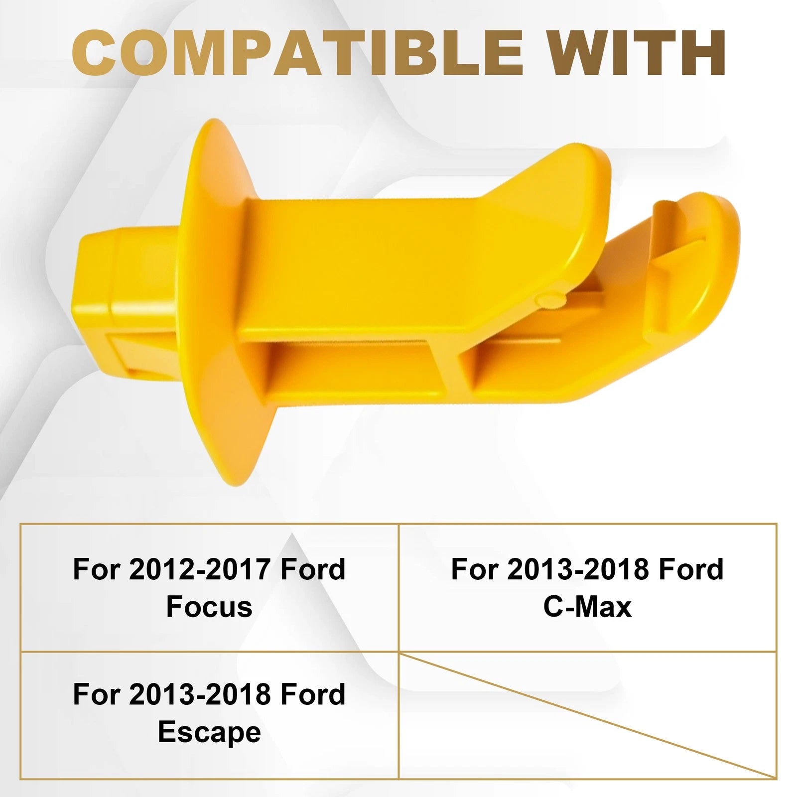 Hood Support Prop Rod Clip for Ford Escape C-Max Focus (2012–2019)