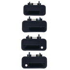 Front Left & Right Outer Door Handles 4pc Black for Holden Rodeo (1988–2003)