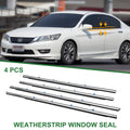 Set of 4 Weatherstrip Window Seal No.72450SV4013 for Honda Accord (1996–1997)