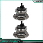 2X Rear Wheel Bearing Hub Assembly for Volvo S60 S80 (2012–2014, 2007–2013)
