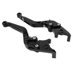 CNC Extendable Brake Clutch Levers for Yamaha YZF R1 (2009-2014) Black