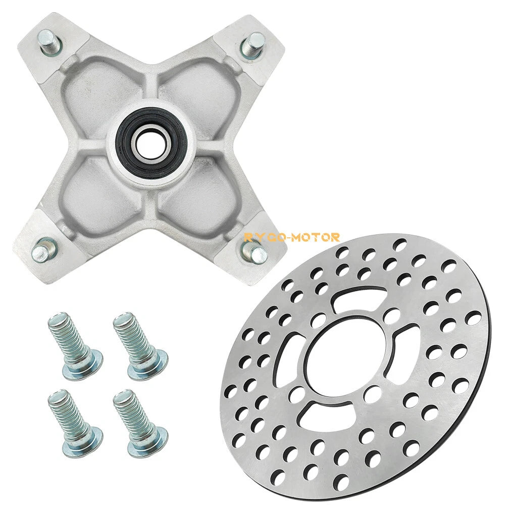Front Wheel Hub & Brake Disc Rotor Assy for Yamaha Banshee 350 (1990–2006)