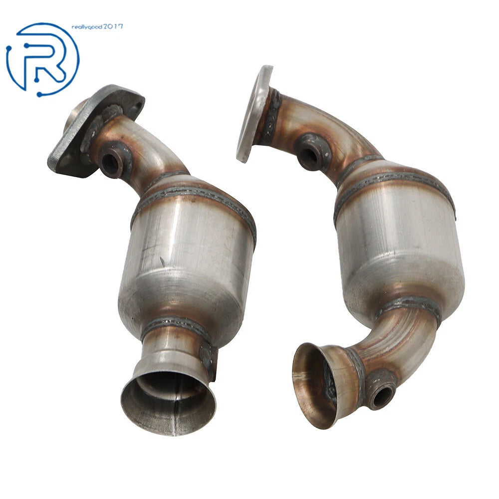 Set of 2 Front Exhaust Catalytic Converters for Jeep Liberty (2002-2003)