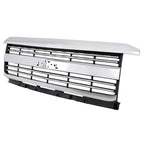 Chrome Grille Assembly for Chevy Silverado 2500 HD 3500 HD (2015-2019)