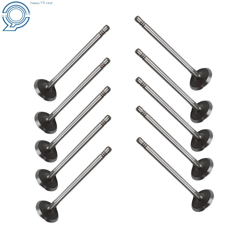 Set of 10 Intake Valves for Volvo C30/70 V50/70 S40/60/70/80 XC70 (2006–2013)