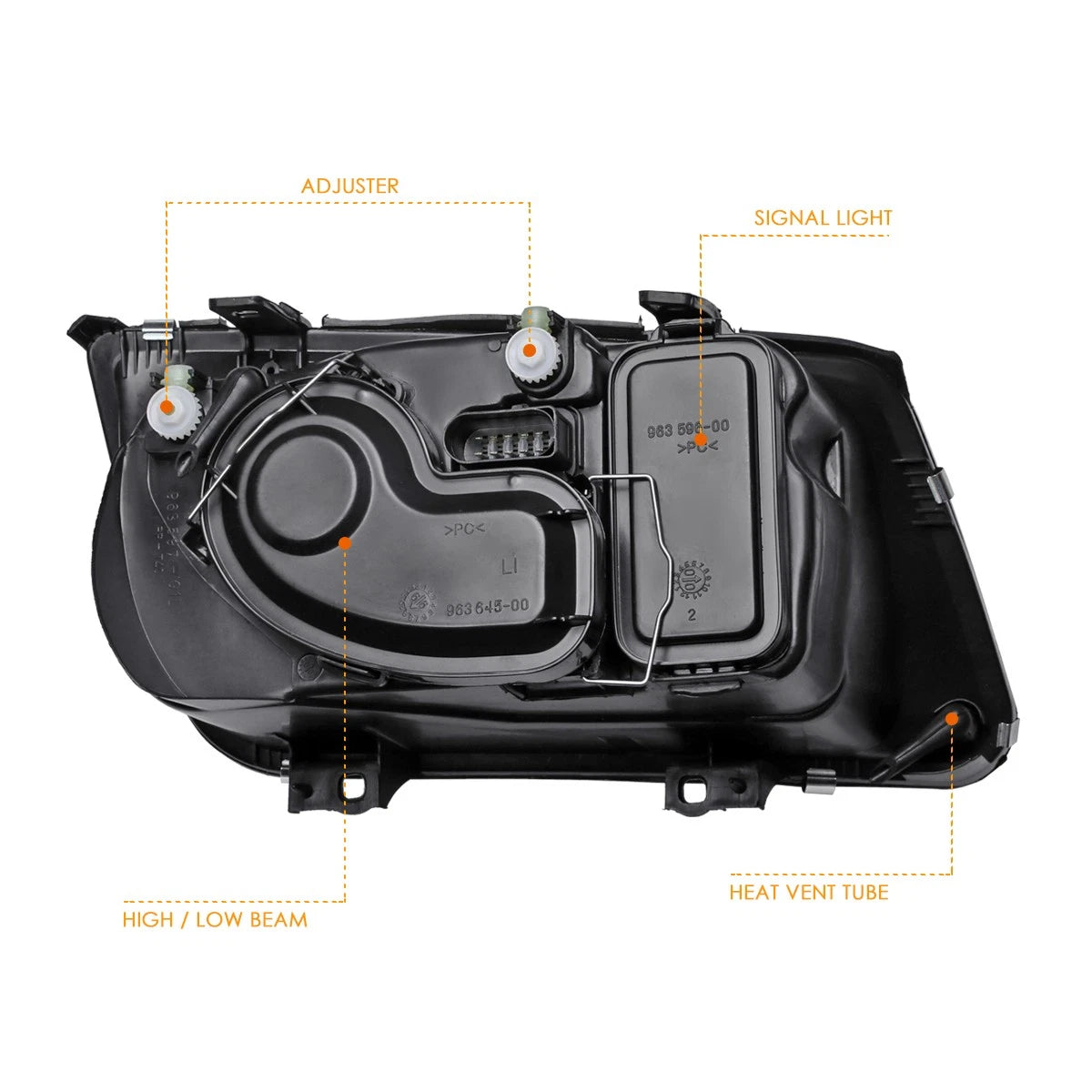 Turn Signal Hazard Light Switch for Ford Mustang (1987–1989)