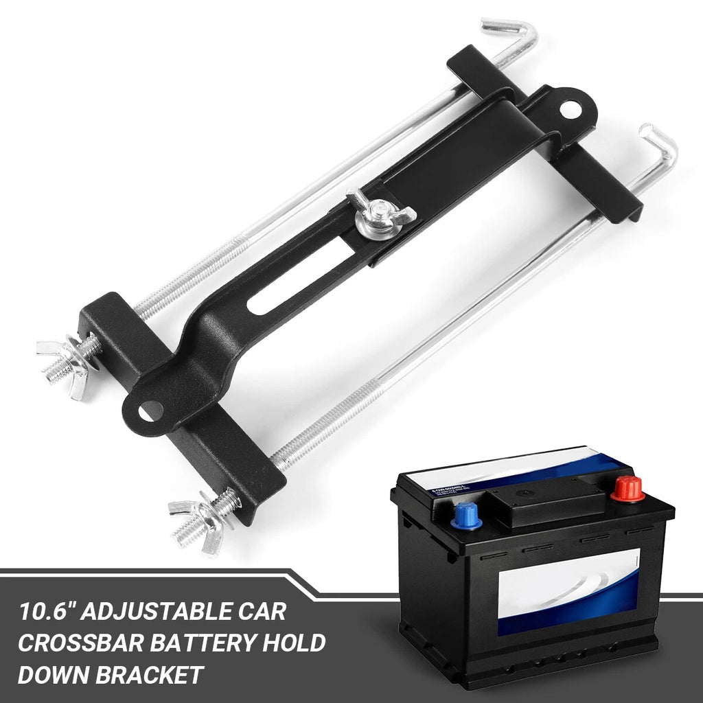 Set of 2 Adjustable Battery Hold Down Clamps