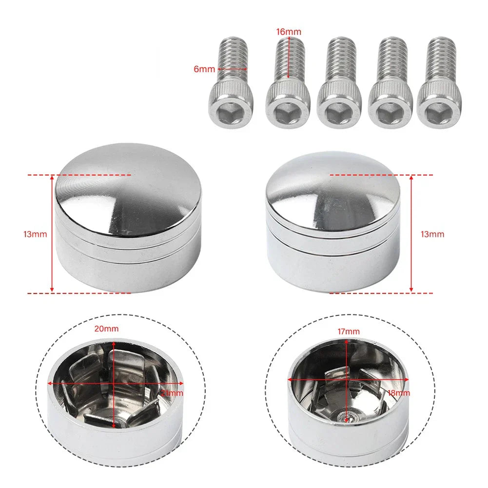 61X Engine Topper Bolt Cap for Harley Twin Cam Softail Fat Boy (2007-2017)