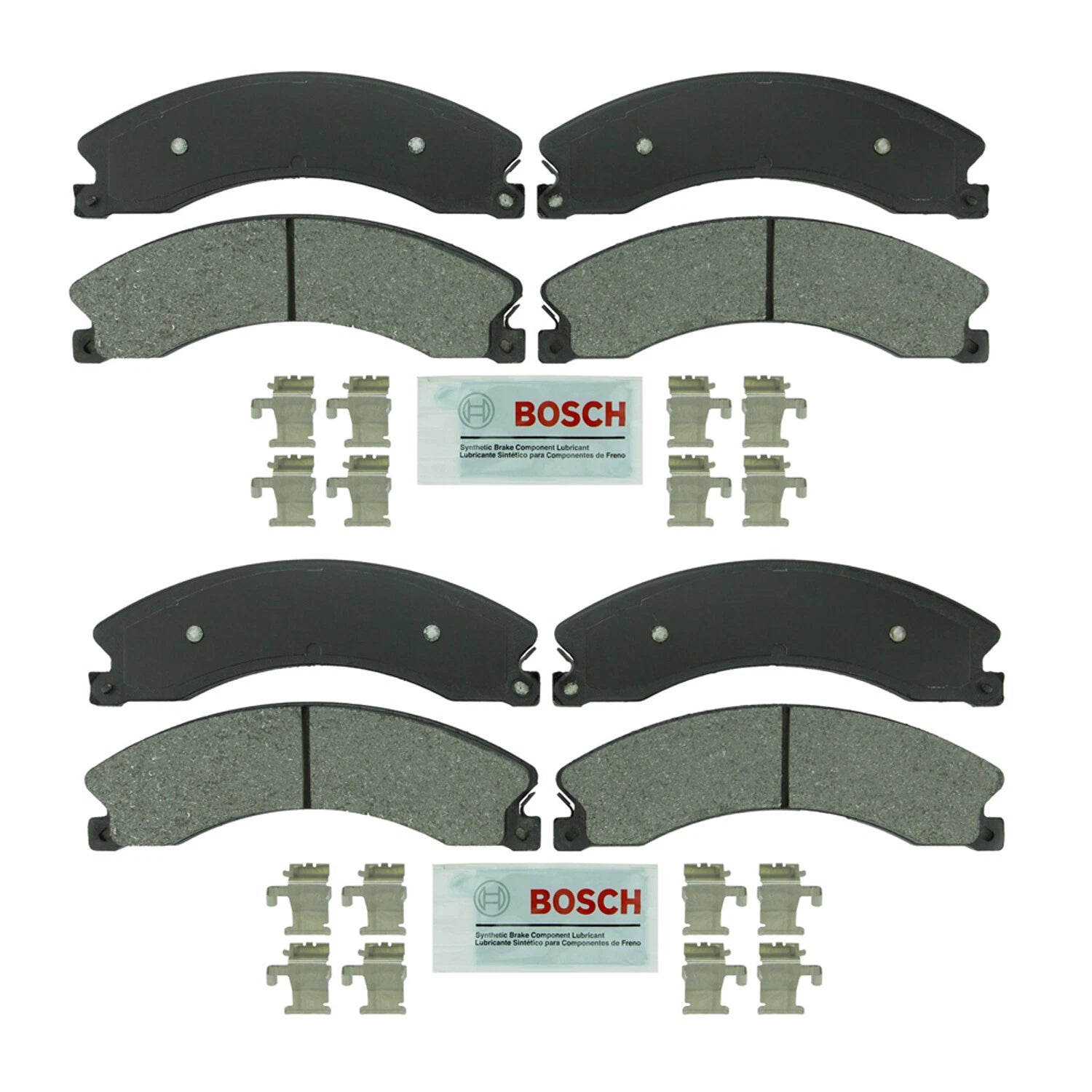 Bosch Blue Ceramic Disc Brake Pad Kit for Silverado Sierra 2500 3500 (2007–2019)