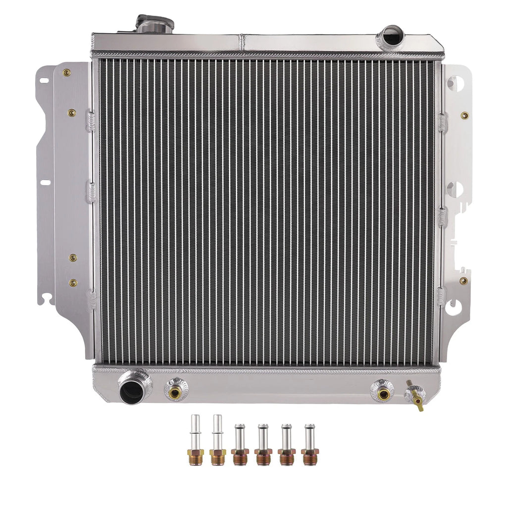 Aluminum Cooling Radiator for Jeep Wrangler (1987–2006) CSF2576 CU2101 4 Row