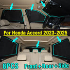 8X Front Side Rear Window Windshield Privacy Sunshade for Honda Accord (2023–2025)