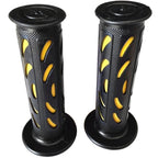 7/8" BeanStyle Engraved Yellow Gel Hand Grips for Honda CBR 600
