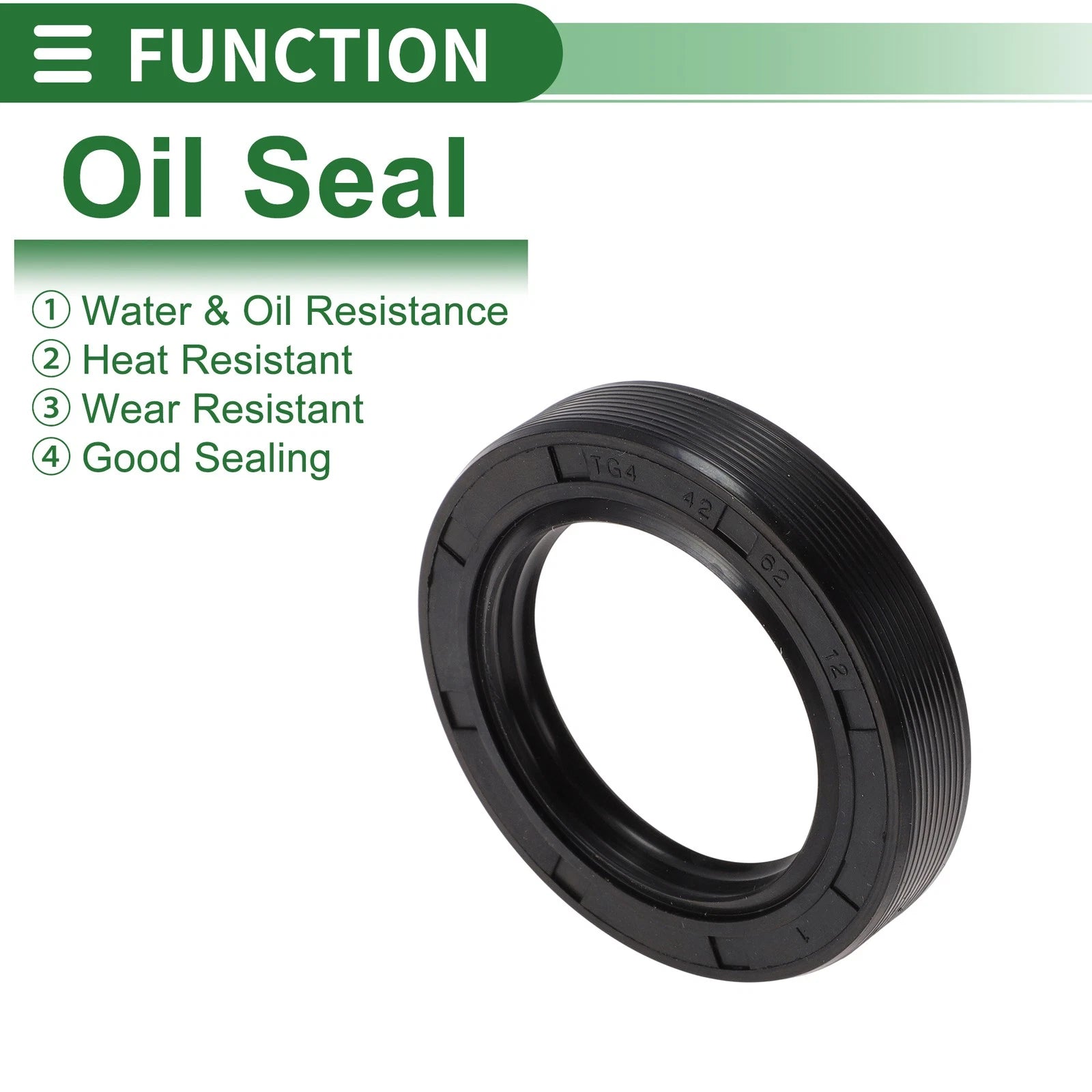 Set of 5 Oil Seals NBR Rubber 42x62x12mm for Various Models 