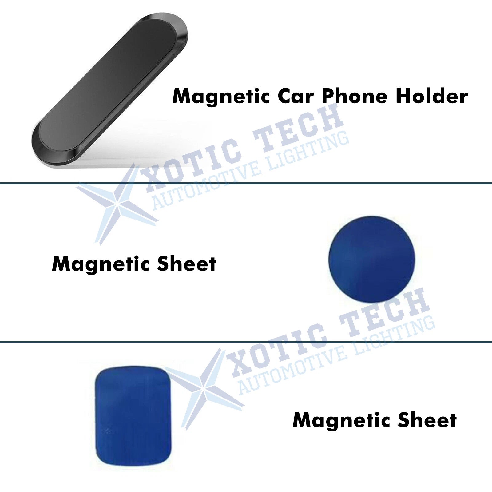 Magnetic Car Phone Holder Stand for Stable Mount (2015-2024)